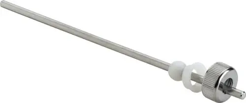 Plungerstange mit einem Metallstift und zwei Gummiringen, erhältlich von Ideal Standard, zur Verwendung in entsprechenden Mechanismen.